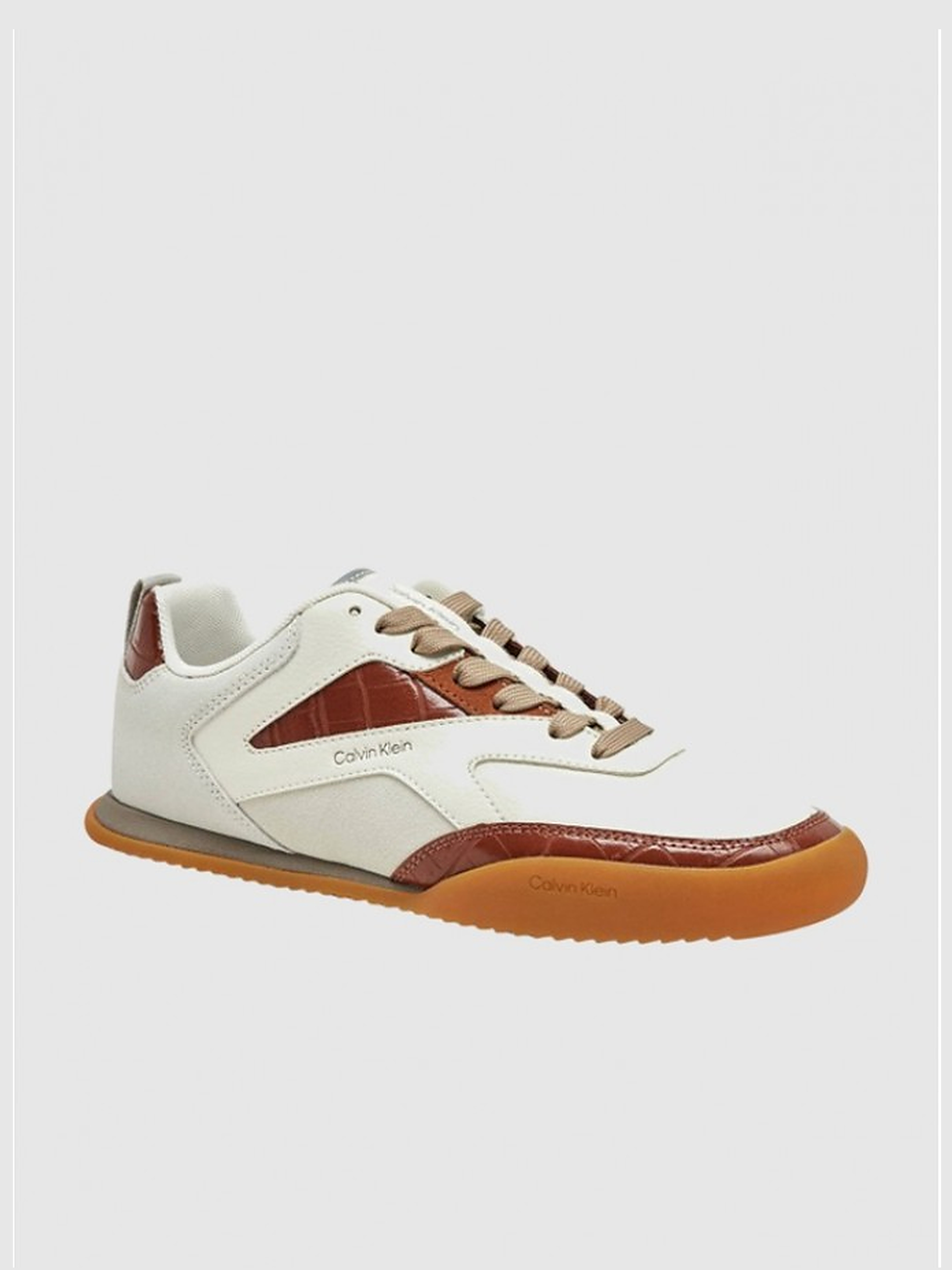 Sapatilha Calvin Klein Mulher Low Pro Runner Laceup Lth Croco