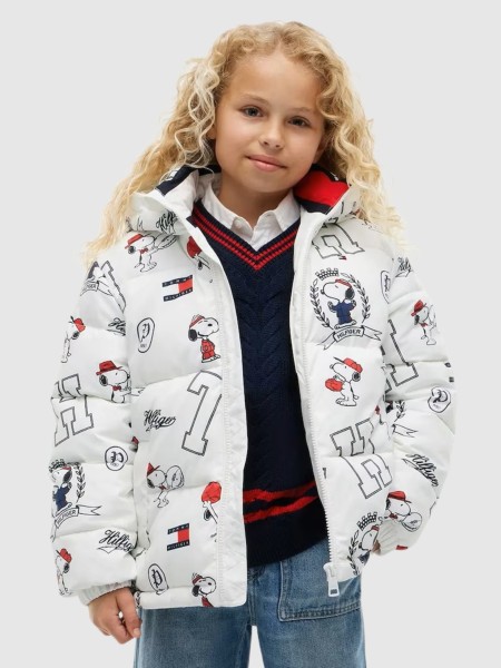 Kispo Tommy Hilfiger Menino Peanuts Puffer Jacket