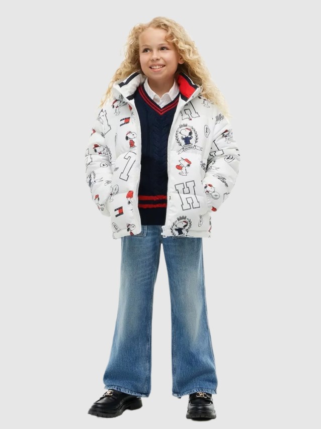 Kispo Tommy Hilfiger Menino Peanuts Puffer Jacket