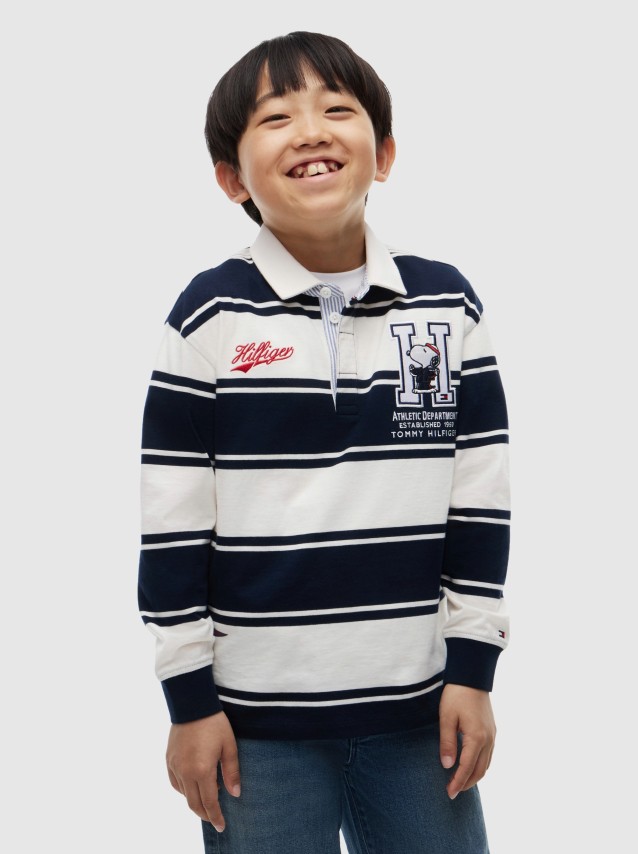 Polo Tommy Hilfiger Menino Peanuts Rugby Polo Ls