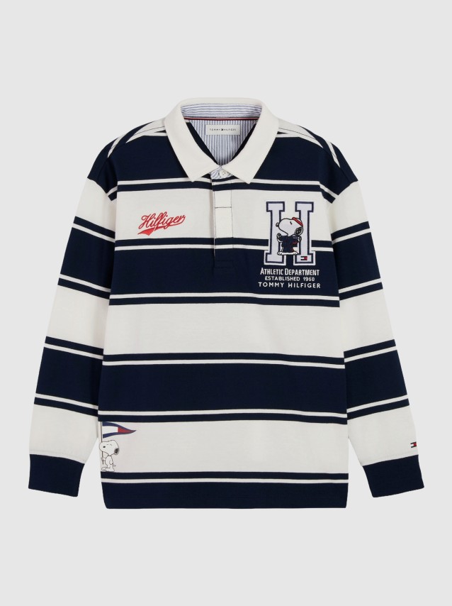 Polo Tommy Hilfiger Menino Peanuts Rugby Polo Ls