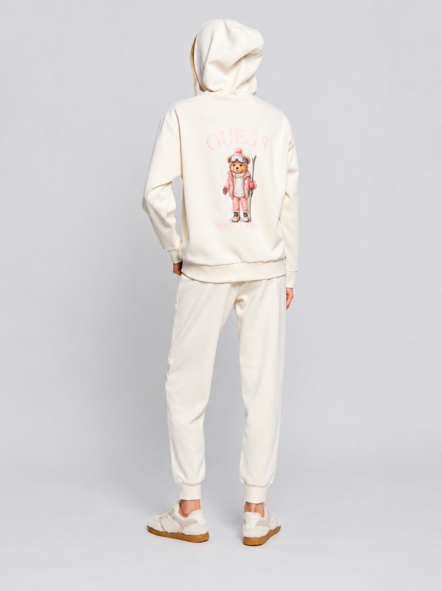 Sweatshirt Guess Mulher Fabrizia Hoodie Sweatshirt