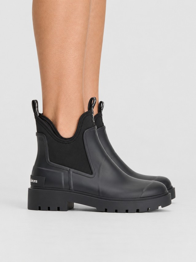 Bota Calvin Klein Mulher Mid Rainboot Chelsea