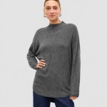 Camisola Vero Moda Mulher Vmplaza Ls Highnck Long Pullover Ga Noos