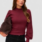 Camisola Vero Moda Mulher Vmnewlimone Ls Highneck Pullover Boo