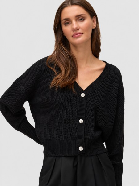 Casaco Vero Moda Mulher Vmlealight Ls V-Neck Jewel Cardigan Noos Casaco Vero Moda Mulher Vmlealight Ls V-Neck Jewel Cardigan Noos