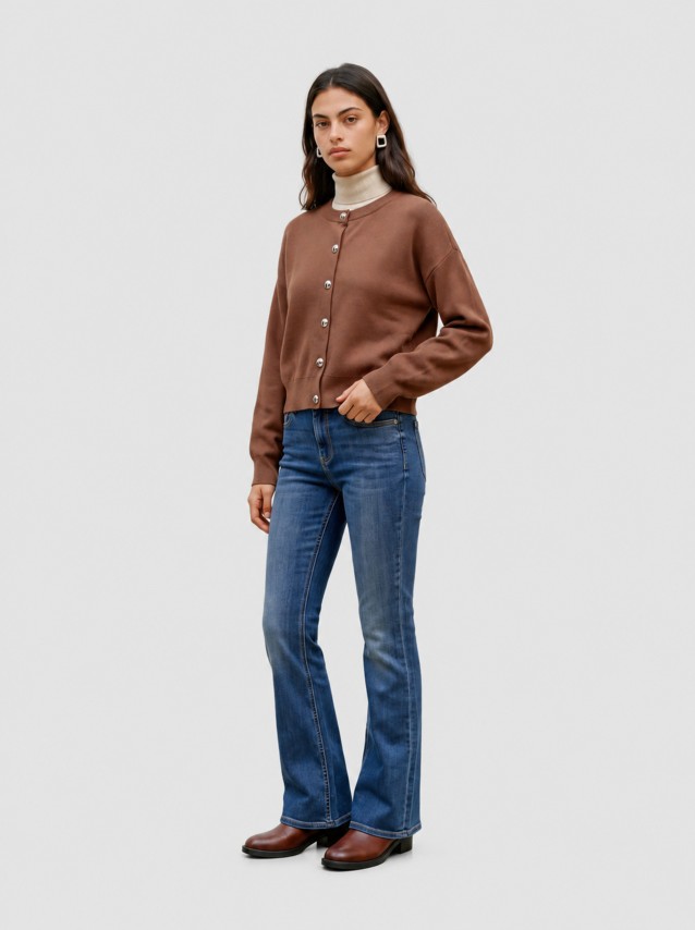 Casaco Vero Moda Mulher Vmnoella Ls O-Neck Cardigan Boo