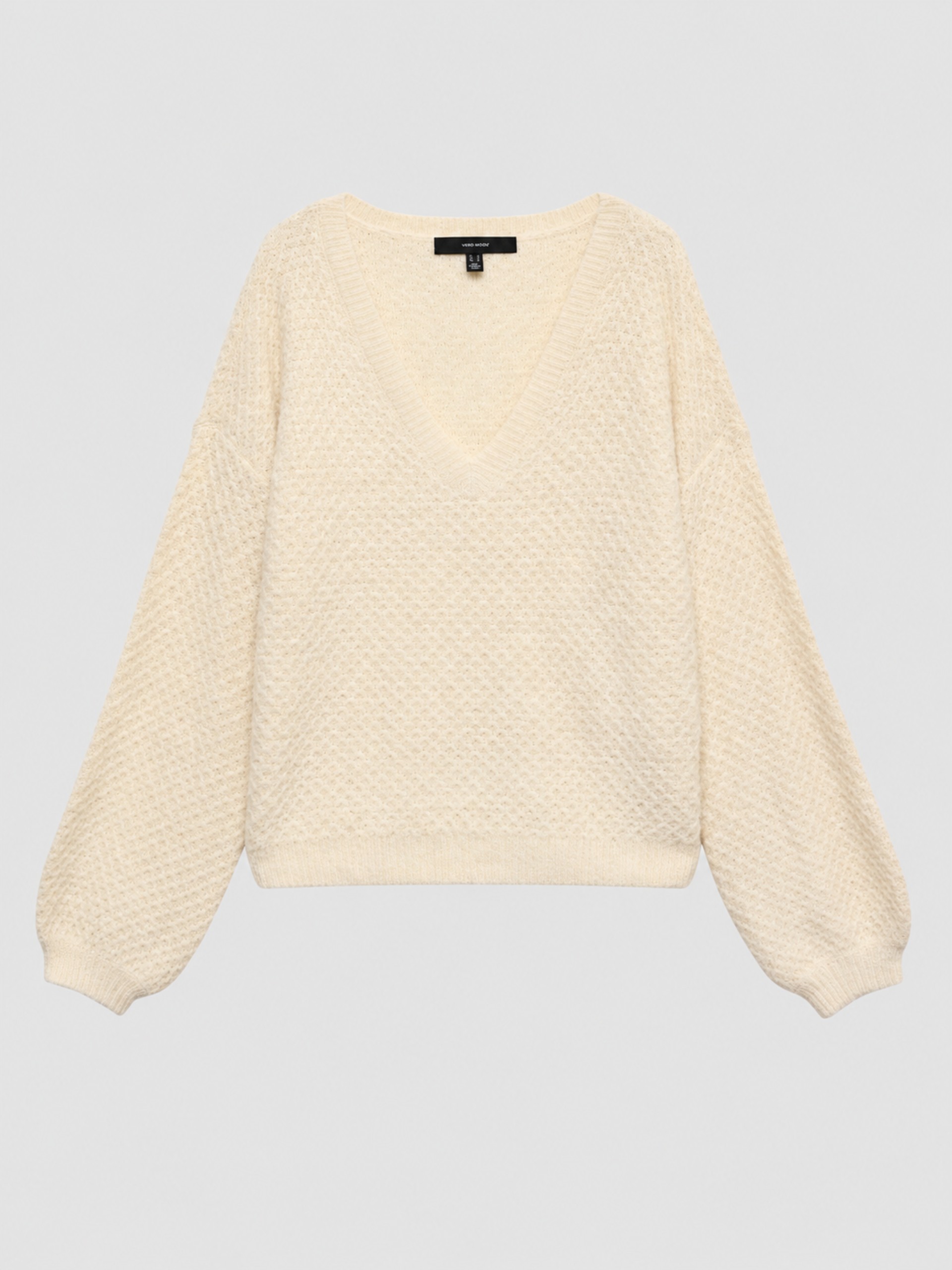 Camisola Vero Moda Mulher Vmpuff Ls V-Neck Pullover Boo