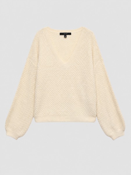 Camisola Vero Moda Mulher Vmpuff Ls V-Neck Pullover Boo Camisola Vero Moda Mulher Vmpuff Ls V-Neck Pullover Boo