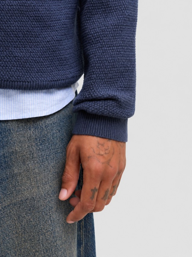 Camisola Jack & Jones Homem Jjeryder Knit Crew Neck Noos