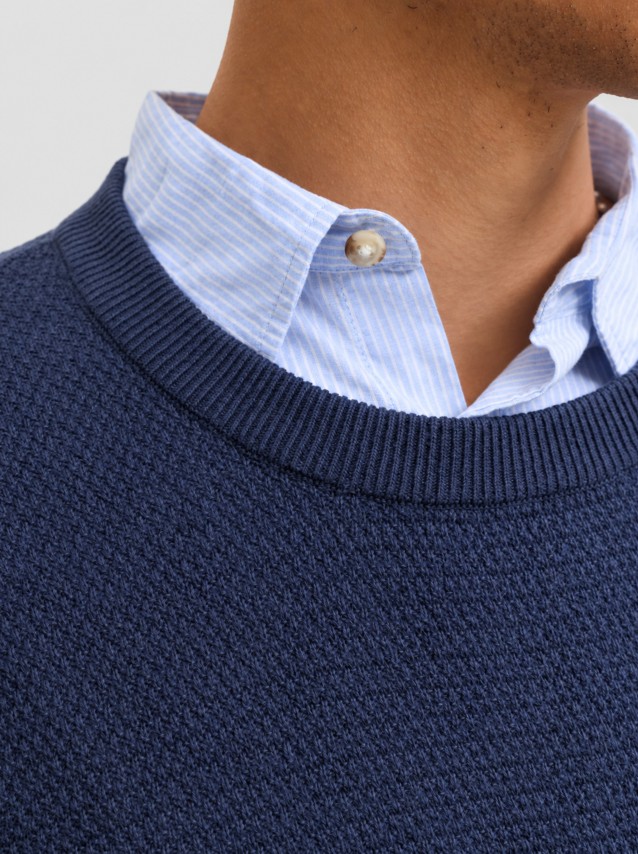 Camisola Jack & Jones Homem Jjeryder Knit Crew Neck Noos