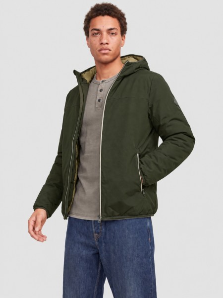 Blusão Jack & Jones Homem Jjebrooklyn Reversible Jacket Sn Blusão Jack & Jones Homem Jjebrooklyn Reversible Jacket Sn