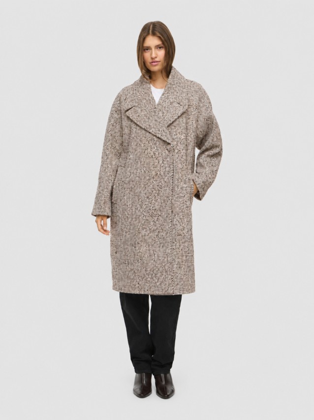 Casaco Vila Mulher Vikamille L/s Long Coat