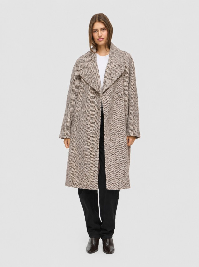 Casaco Vila Mulher Vikamille L/s Long Coat