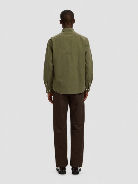 Camisa Selected Homem Slmregcole Rick-Ox Shirt Ls Noos Camisa Selected Homem Slmregcole Rick-Ox Shirt Ls Noos