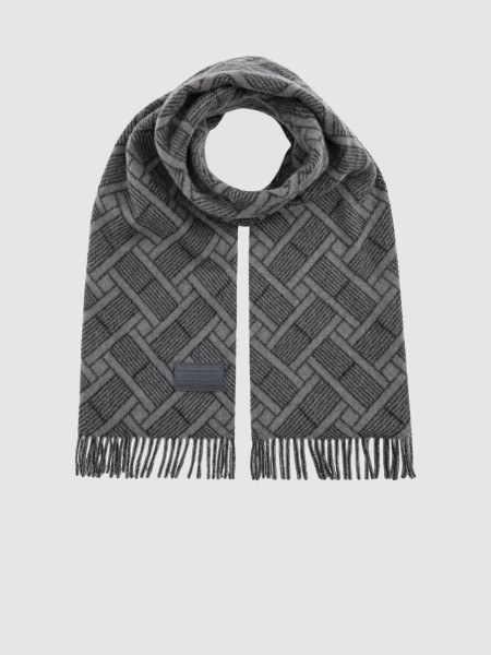 Cachecol Tommy Hilfiger Homem Th Flag Jacquard Scarf