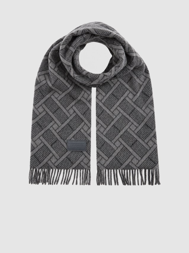 Cachecol Tommy Hilfiger Homem Th Flag Jacquard Scarf