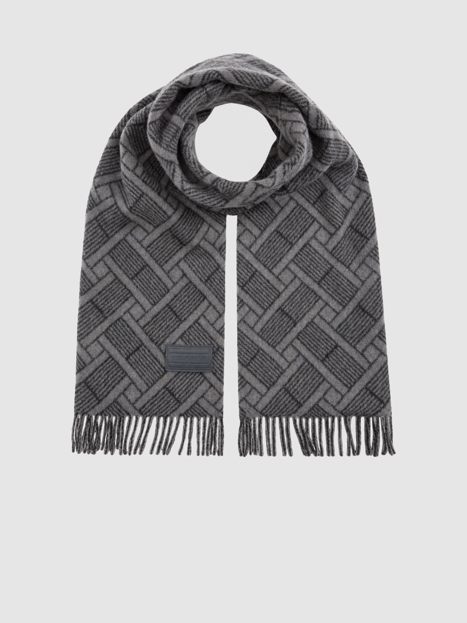 Cachecol Tommy Hilfiger Homem Th Flag Jacquard Scarf
