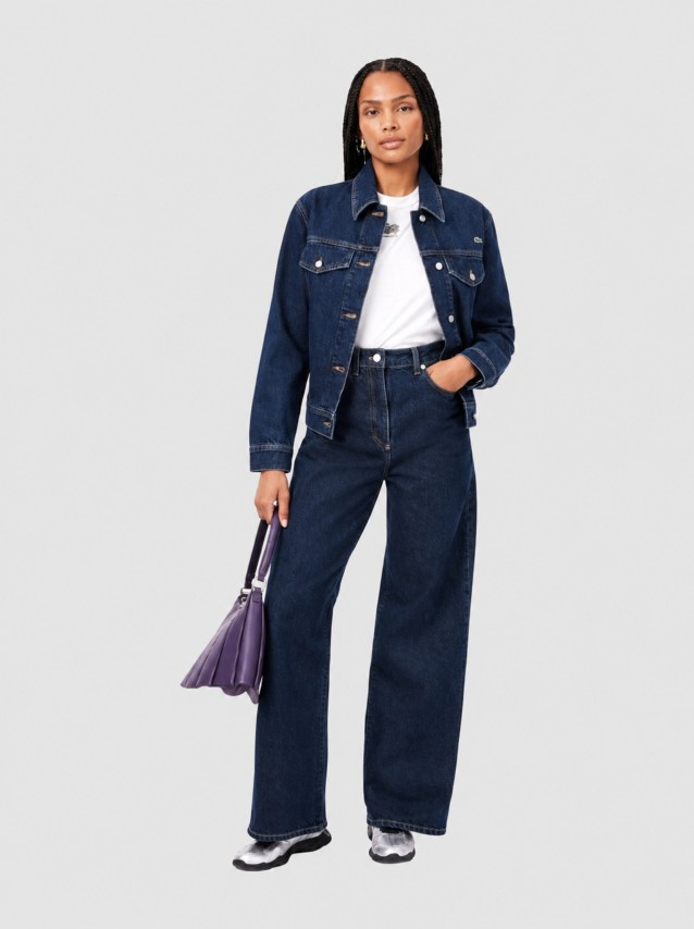 Jeans Lacoste Mulher 5 Pockets Female