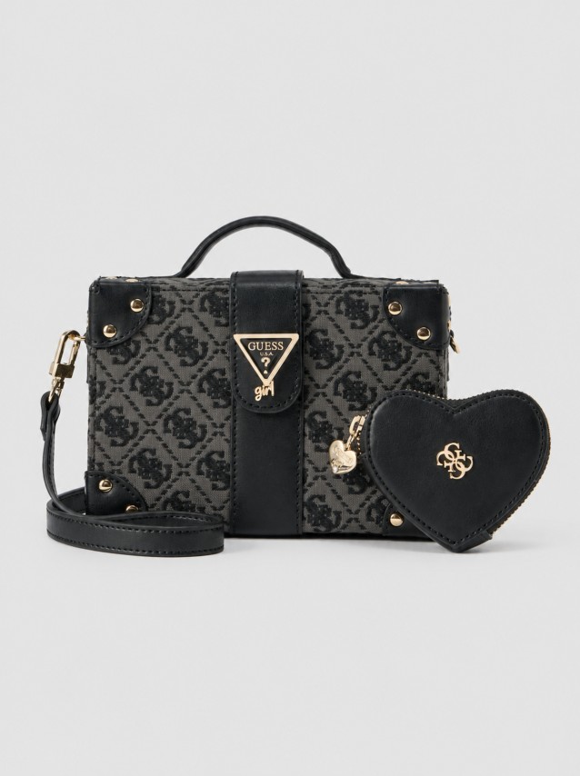 Mala Guess Menina Jacquard Clutch Bag