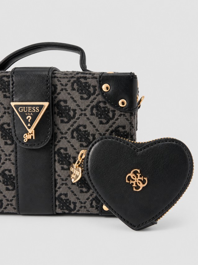 Mala Guess Menina Jacquard Clutch Bag