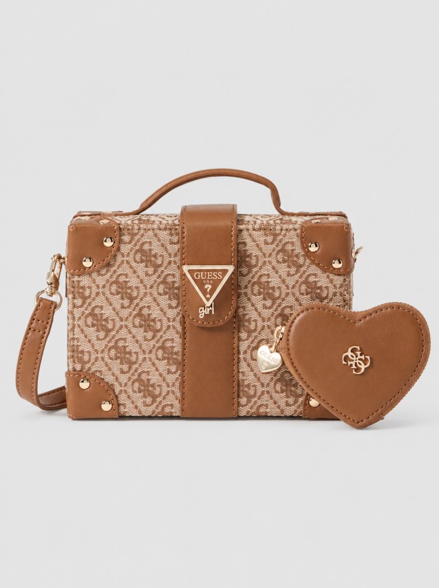 Mala Guess Menina Jacquard Clutch Bag