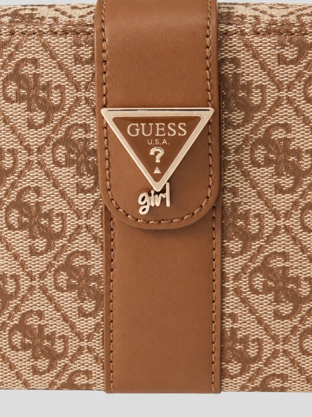Mala Guess Menina Jacquard Clutch Bag