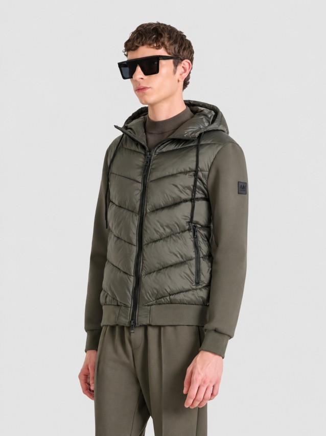Casaco Antony Morato Homem Coat Slim Fit In Eco Padded Techno Fabric With Stretch Scuba Viscose Blen