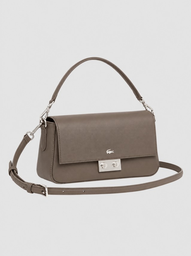Mala Lacoste Mulher Daily City Horizontal Flap Crossover