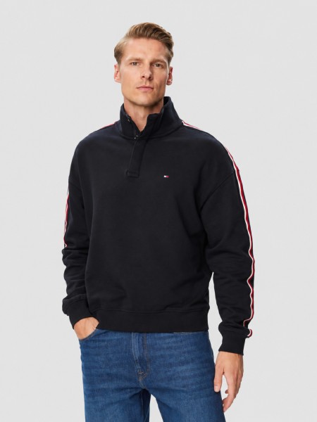 Polo Tommy Hilfiger Homem Half Button Down Polo Tommy Hilfiger Homem Half Button Down