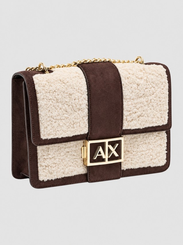 Mala Armani Exchange Mulher Jodie Crossbody M