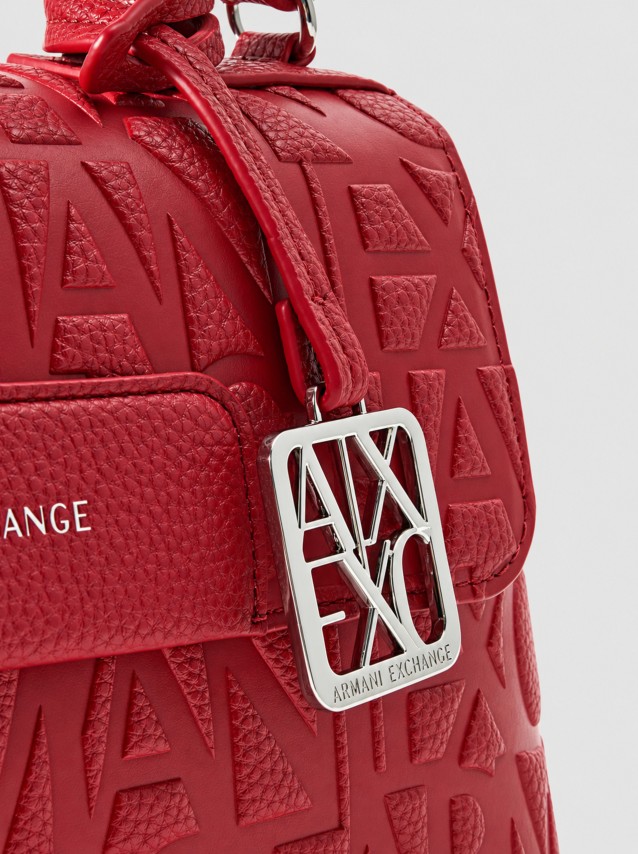 Mala Armani Exchange Mulher Liz Pebble Top Handle