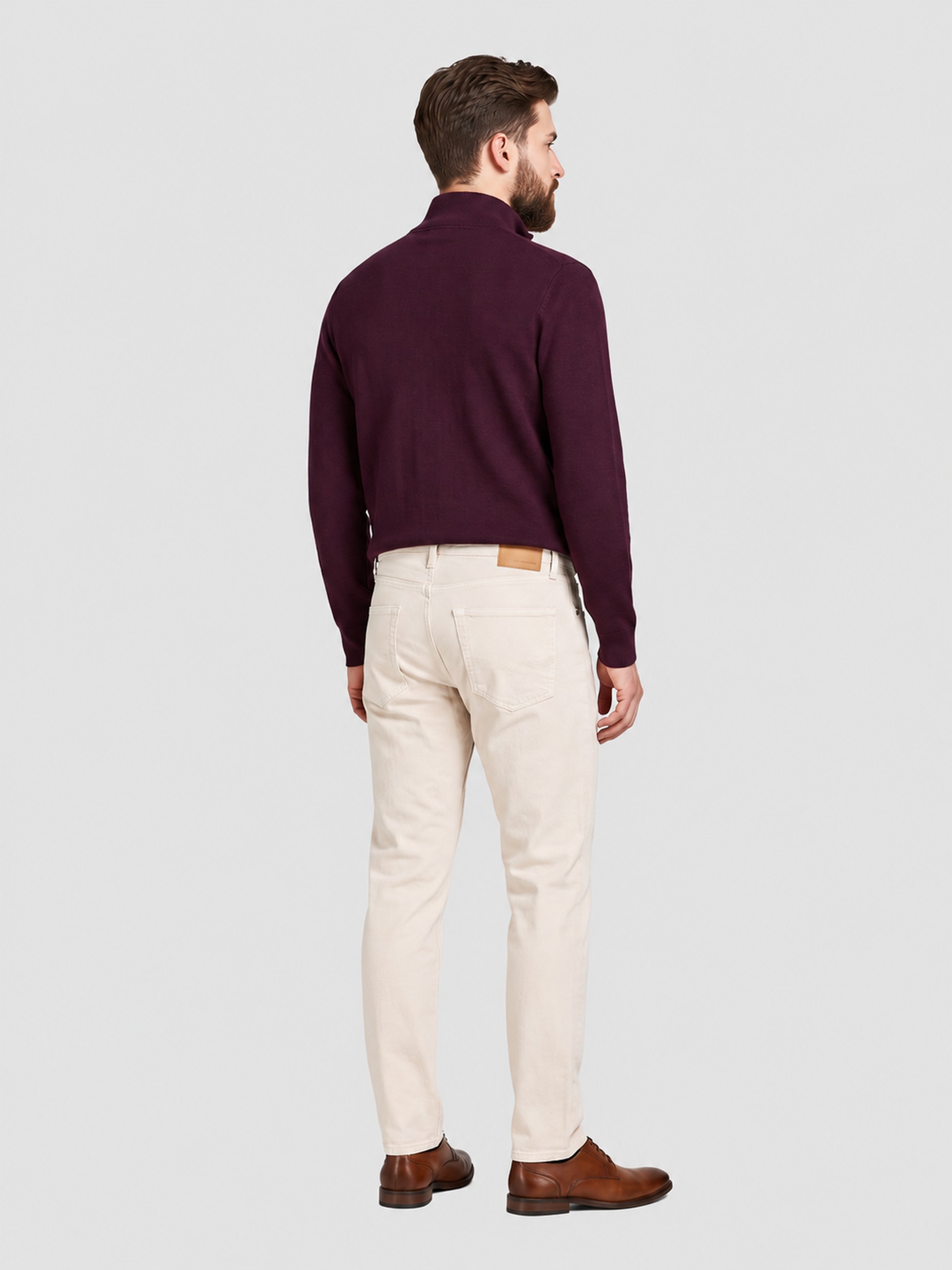 Camisola Jack & Jones Homem Jprblamilano Stitch Knit Half Zip Sn