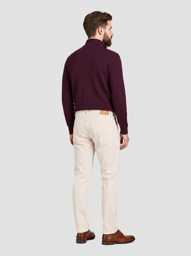 Camisola Jack & Jones Homem Jprblamilano Stitch Knit Half Zip Sn