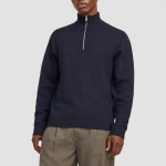 Camisola Jack & Jones Homem Jprblamilano Stitch Knit Half Zip Sn
