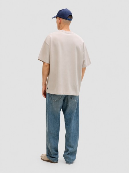 T-Shirt Jack & Jones Homem Jjebarron Tee Ss O-Neck Noos T-Shirt Jack & Jones Homem Jjebarron Tee Ss O-Neck Noos