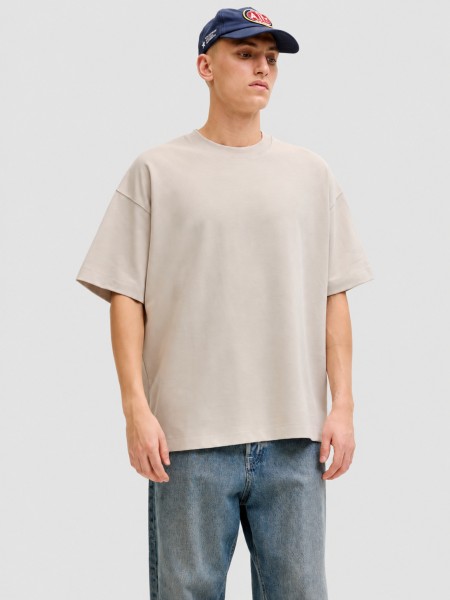 T-Shirt Jack & Jones Homem Jjebarron Tee Ss O-Neck Noos T-Shirt Jack & Jones Homem Jjebarron Tee Ss O-Neck Noos