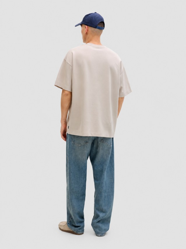 T-Shirt Jack & Jones Homem Jjebarron Tee Ss O-Neck Noos