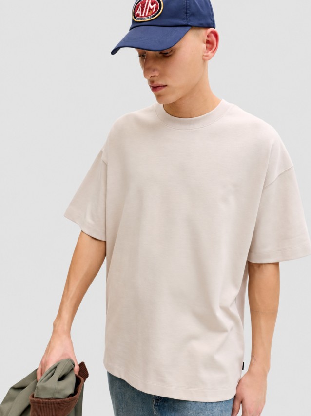 T-Shirt Jack & Jones Homem Jjebarron Tee Ss O-Neck Noos
