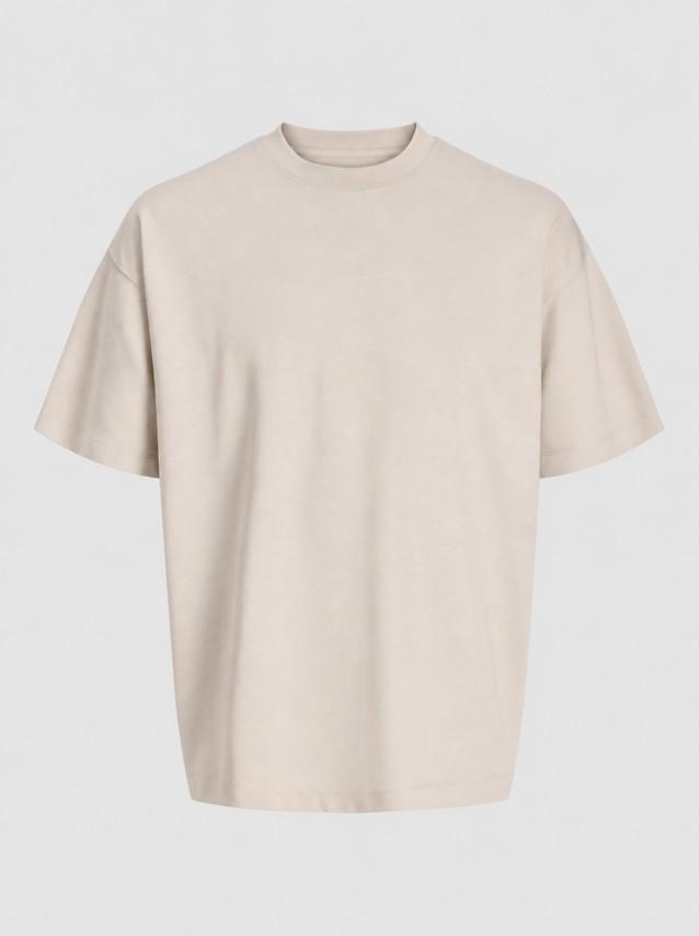 T-Shirt Jack & Jones Homem Jjebarron Tee Ss O-Neck Noos