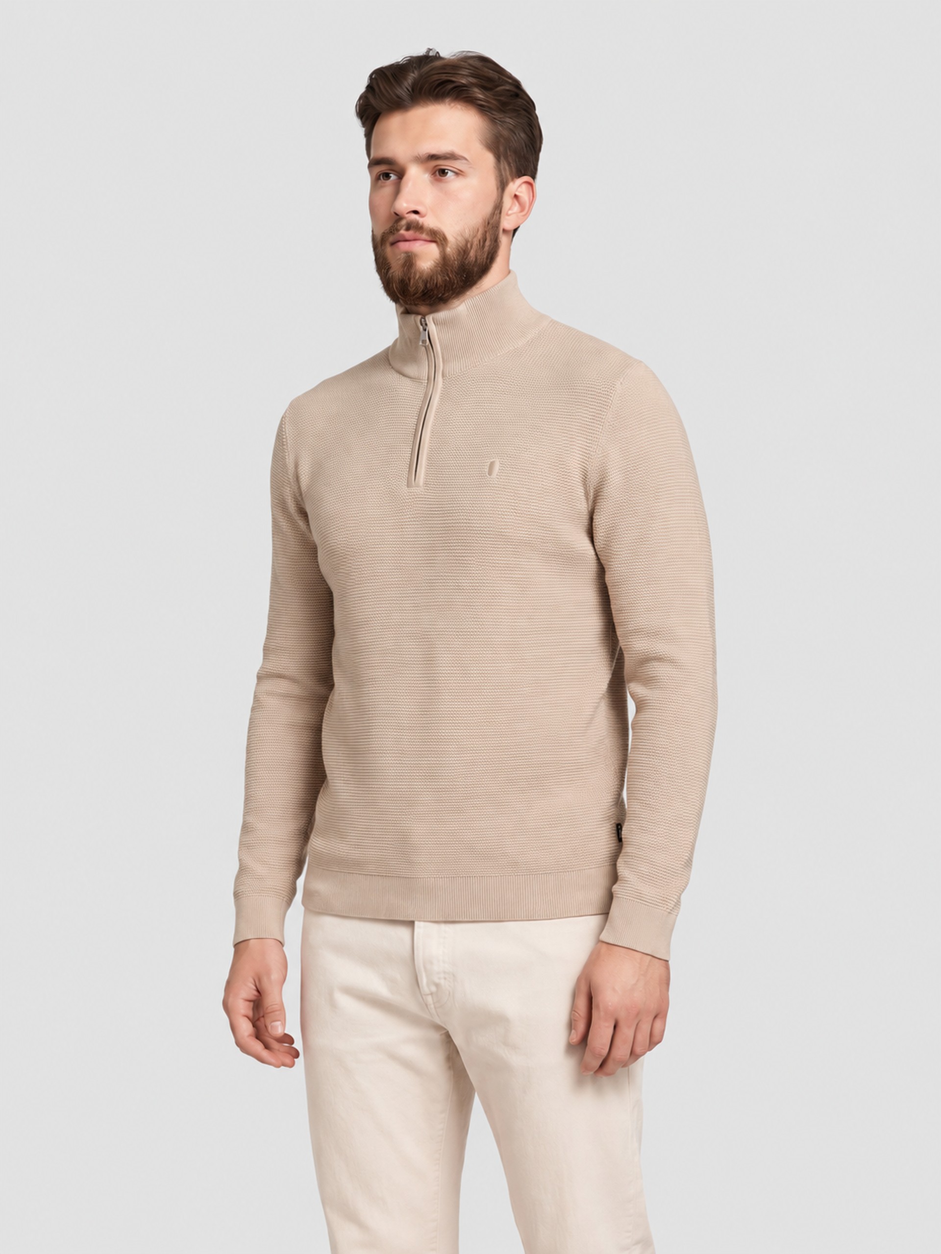 Camisola Jack & Jones Homem Jprbluryan Knit Half Zip