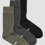 Meias Jack & Jones Homem Jaclouis Bamboo Sock 3 Pack