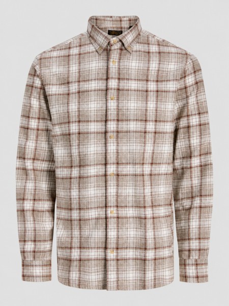 Camisa Jack & Jones Homem Jprbluharvey Check L/s Shirt Sn