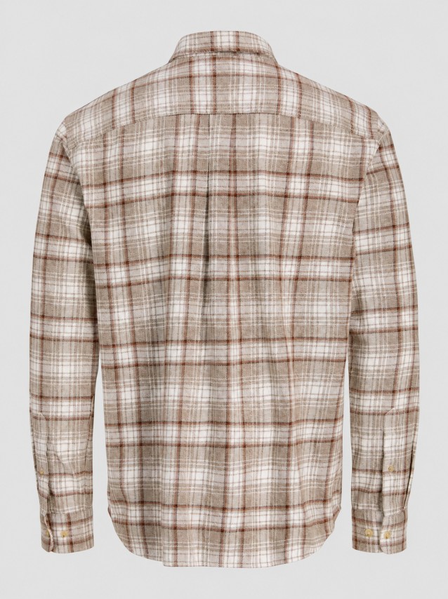 Camisa Jack & Jones Homem Jprbluharvey Check L/s Shirt Sn