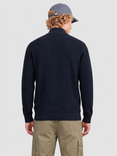 Casaco Jack & Jones Homem Jprbluryan Knit Full Zip Cardigan Casaco Jack & Jones Homem Jprbluryan Knit Full Zip Cardigan
