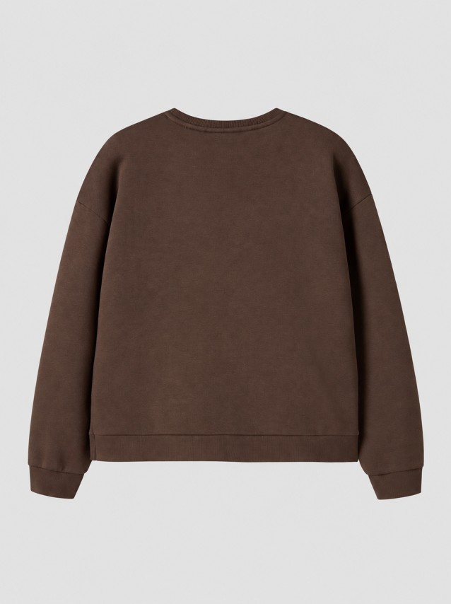 Sweatshirt Name It Menina Nkfnillina Ls Rlx Swe Bru Pb