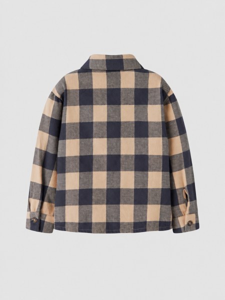 Camisa Name It Menino Nmmnoriel Ls Nreg Shirt