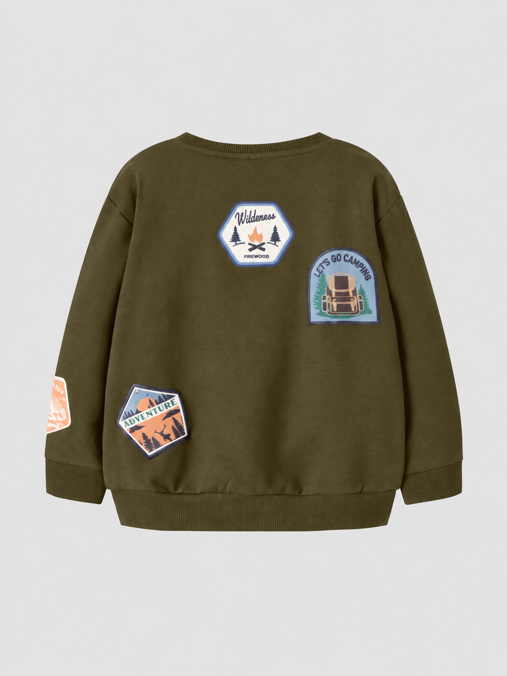 Sweatshirt Name It Menino Nmmole Ls Nreg Sweat Bru
