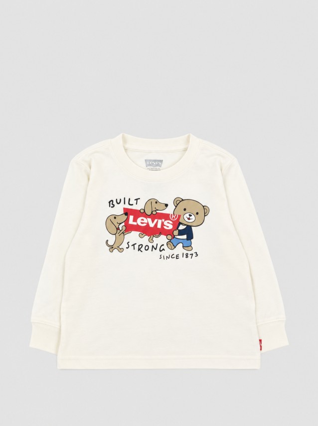 Camisola Levis Menino Lvb Graphic Ls Tee
