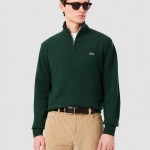 Camisola Lacoste Homem Half-Zip Sweaters Male Adult Sweater